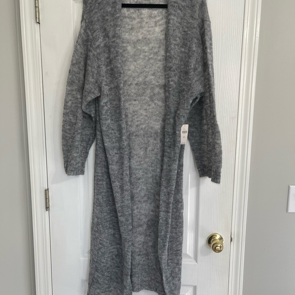 Anthropologie Lightweight Duster Kimono Grey - Picture 5 of 8
